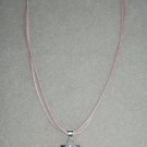 Silver .950 Pink Quartz Pendant
