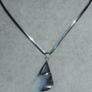 Silver .950  Andean Opal Pendant
