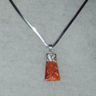 Silver .950 Spondylus Pendant from Peru