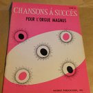 Magnus Organ Books Chanson's A Succes  Book 37