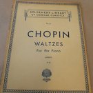 Schrirmer's Library of Musical Classics Vol. 27 Chopin Waltzes for the Piano