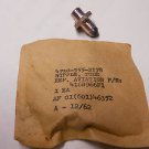 Flared Tube  Adapter 37 deg. 1/4 tube od. X 7/16" - 20 thread steel