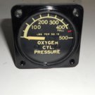 1959 Aircraft pressure indicator Oxygen cyl. pressure