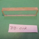 Crown Glass Window  , 3.00 " L  x .750 " W x .342 "  thick