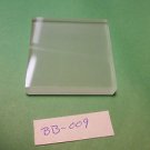 Crown Glass Window  , 2.700" x 2.700" x .413" thick