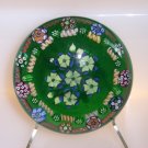 Signed Peter  Holmes  Magnum Lampwork Millefiori Paperweight