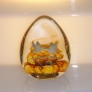 Scottish Borders Art Glass Golden Wedding Paperweight