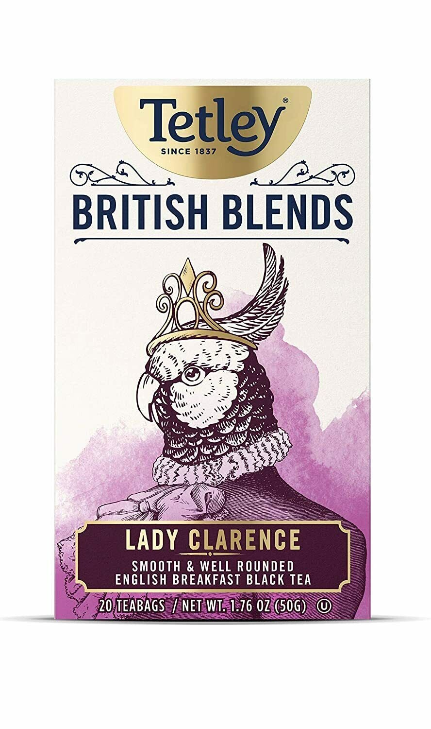 Tetley British Blends Lady Clarence English Breakfast Black Tea