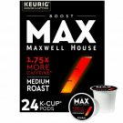 MAX Boost By Maxwell House Medium Roast 1.75X Caffeine K-Cup Coffee Pods, 24 ct