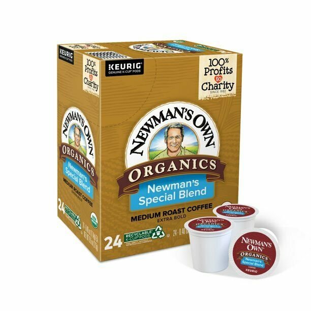 NEWMAN'S OWN SPECIAL BLEND MEDIUM ROAST 24-PACK SINGLE SERVE BREW CUPS