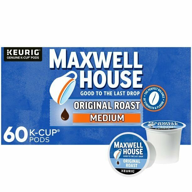 Maxwell House Original Roast Medium Roast K-CupÂ® Coffee Pods 60 ct. Box