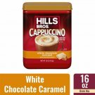 Hills Bros. Cappuccino White Chocolate Caramel Medium Roast Instant Coffee 16 oz