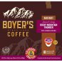 Boyer's Coffee Rocky Mountain Thunder Dark Roast Keurig Coffee Pods, 18 Ct