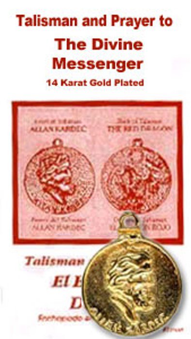 TALISMAN THE DIVINE MESSENGER ALLEN KARDEC & RED DRAGON Free Shipping