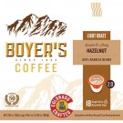 Boyer's Coffee Hazelnut Light Roast Keurig Coffee Pods, 18 Ct