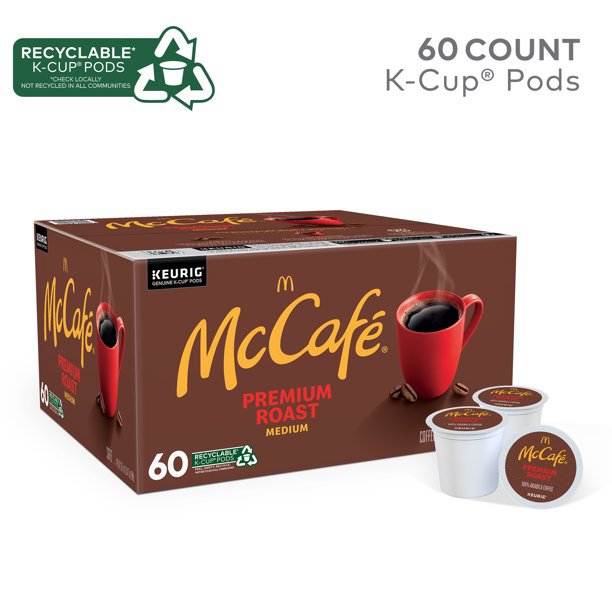 MCCAFÃ� PREMIUM ROAST COFFEE K-CUP PODS 60 CT