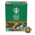 Starbucks Decaf House Blend Medium Roast K-Cup Coffee Pods 22 ct