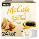 McCafe Classic French Toast Coffee, Keurig Single Serve K-Cup Pods, 24 Count