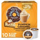 The Original Donut Shop, Pumpkin Caramel Cheesecake Latte K-Cup Coffee Pods, 10 Count