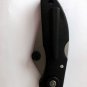 Black Folding Pocket Knife Stainless Steel blade