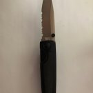 Wonderful Black Folding Knife One-Hand Opener Pocket Knife 4 1/8 inch closed