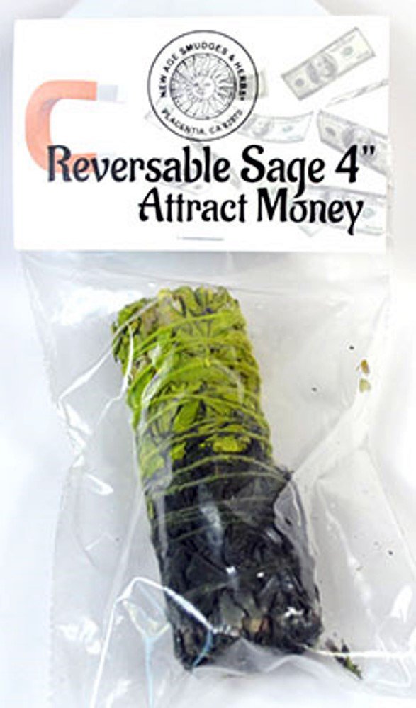 Attract Money Reversible smudge stick 4 inch