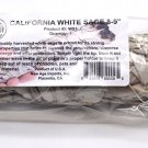 California White Sage smudge stick 8-9"