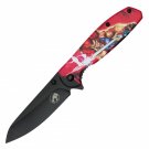 Lion Warrior Pocket Knife 7.5 inch