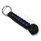 Thin Blue Line - 550 Paracord Monkey Fist - 1" Steel Ball Bearing USA made!!#2