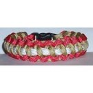 San Francisco 49ers Paracord Bracelet. Handcrafted In USA! ALL SIZES Low price!!