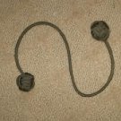 12" Double ended 550 Paracord Monkey Fist- 3/4" Steel Ball Bearings USA made F