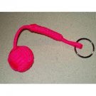 HOT Pink 6" 550 Paracord Monkey Fist- 3/4" Steel Ball Bearing USA made F