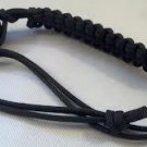 Black 12" 550 Paracord Monkey Fist- 3/4" Steel Ball Bearing USA made F