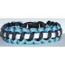 Carolina Panthers Paracord Bracelet. Handcrafted In USA!ALL SIZES - Low price!!