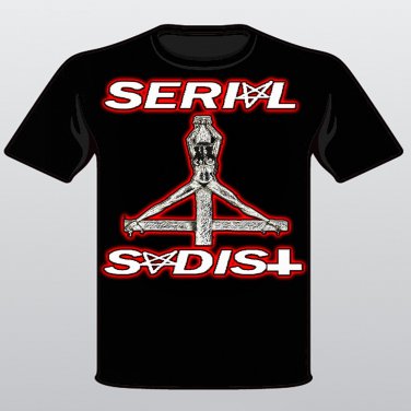 Serial Sadist Upside Down Cross Shirts