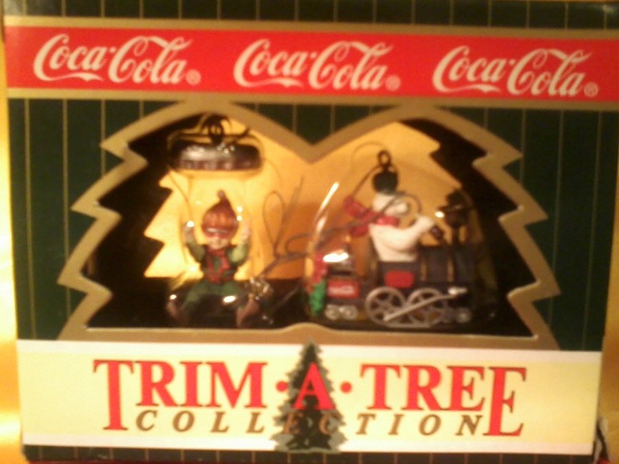 COCA COLA TRIM A TREE CHRISTMAS ORNAMENTS