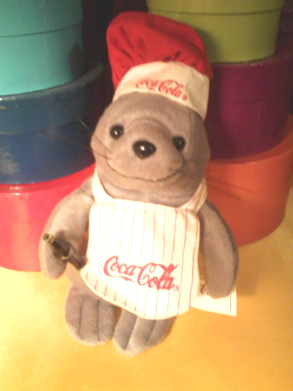 coca cola seal beanie baby