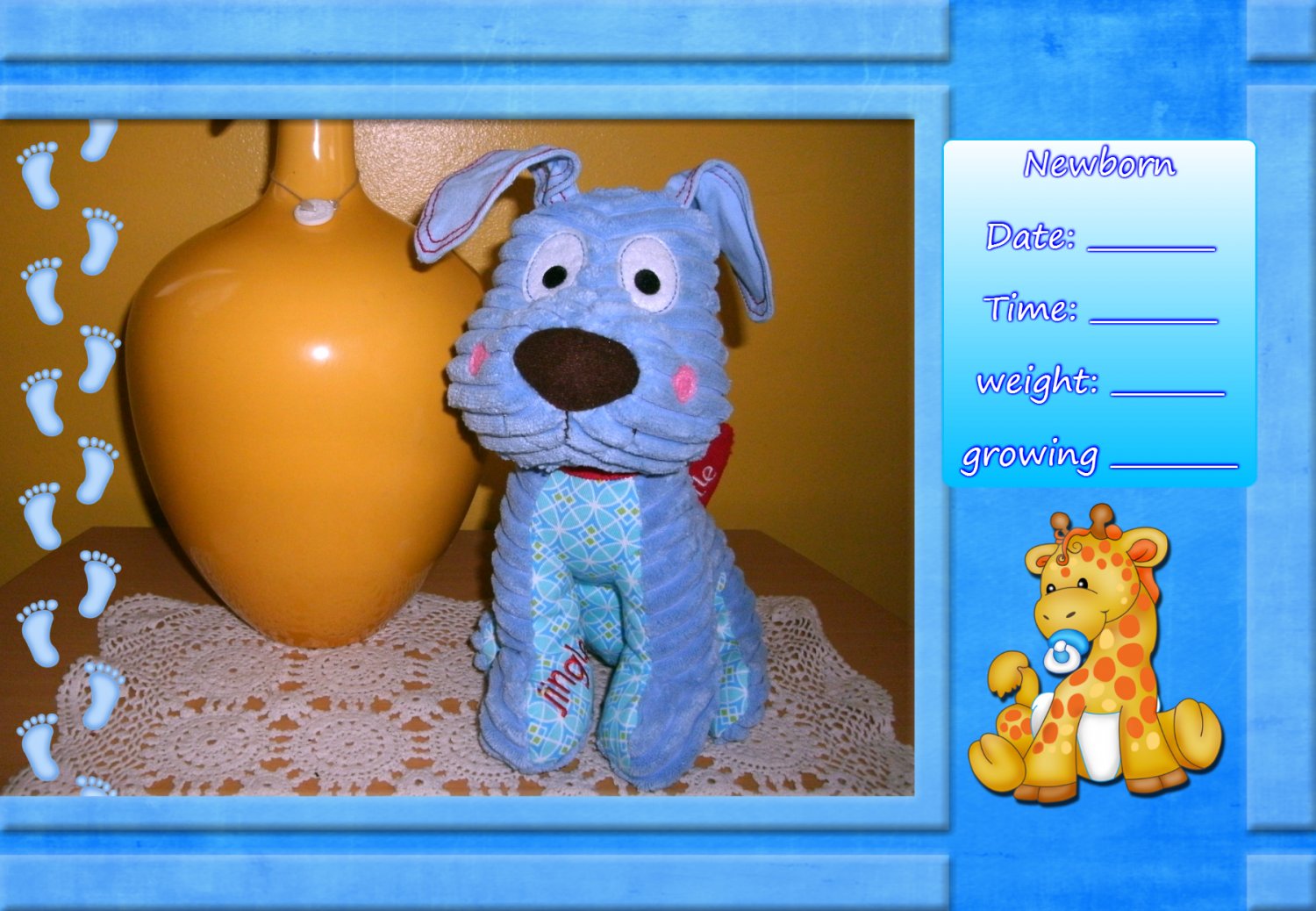 gund blue puppy