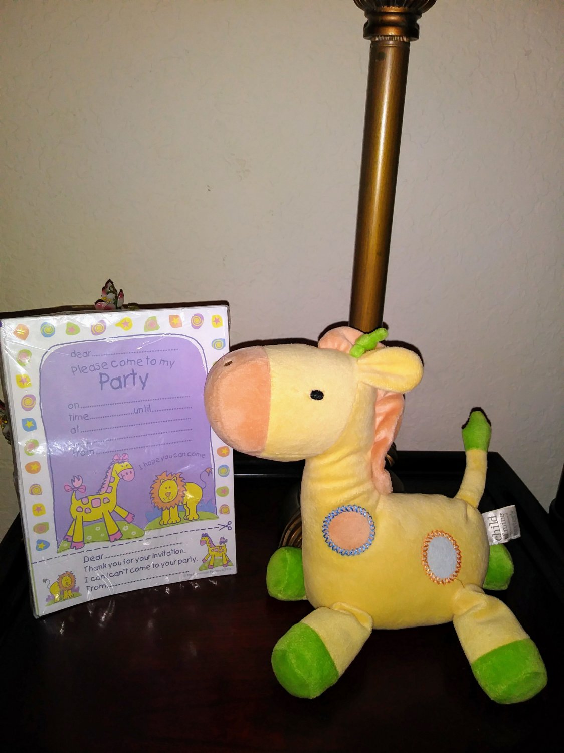 carter's giraffe plush activity toy