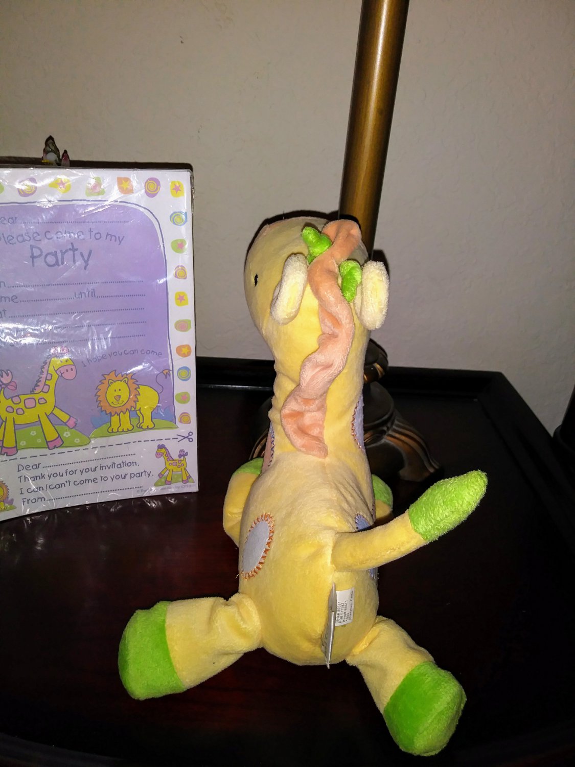 carter's giraffe plush activity toy