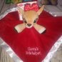 Kids Preferred Rudolph Reindeer Clarice "Santa's Little Helper" Red Security Blanket Satin Edge