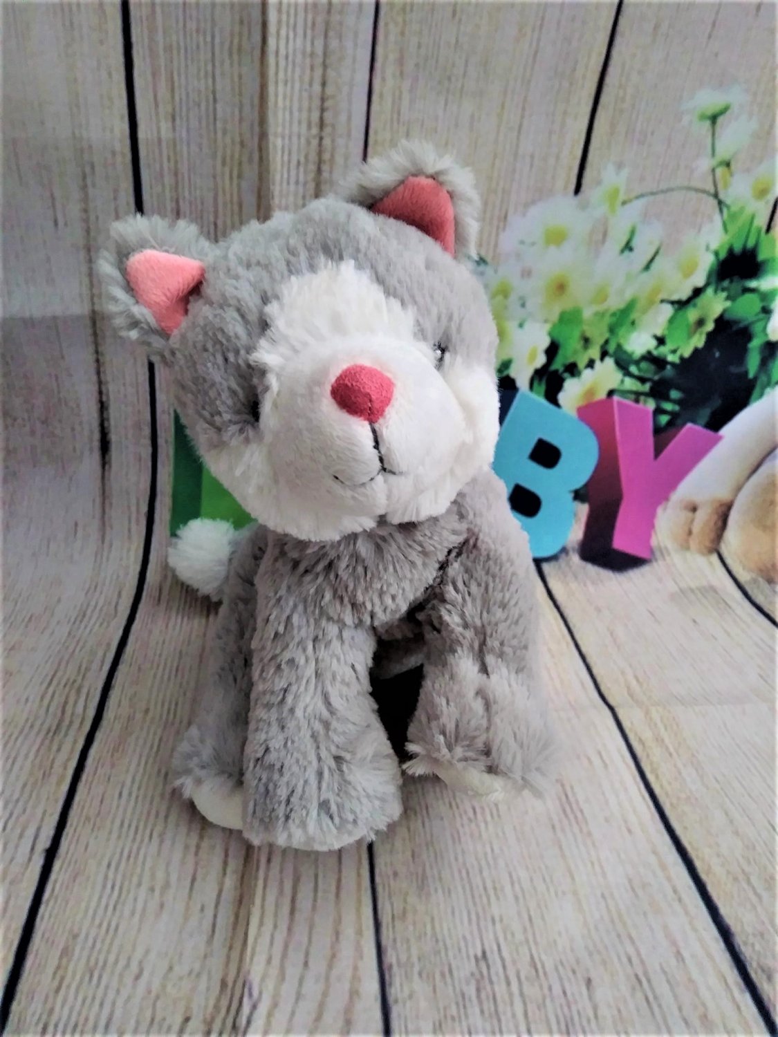 pink kitty cat stuffed animal