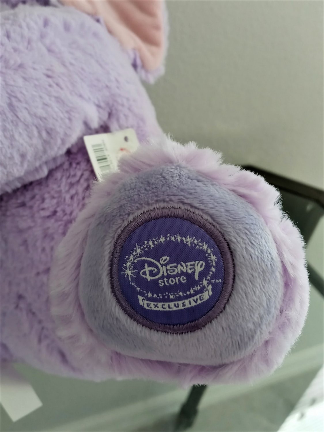 Disney Store Exclusive Lumpy Heffalump Purple Elephant Plush