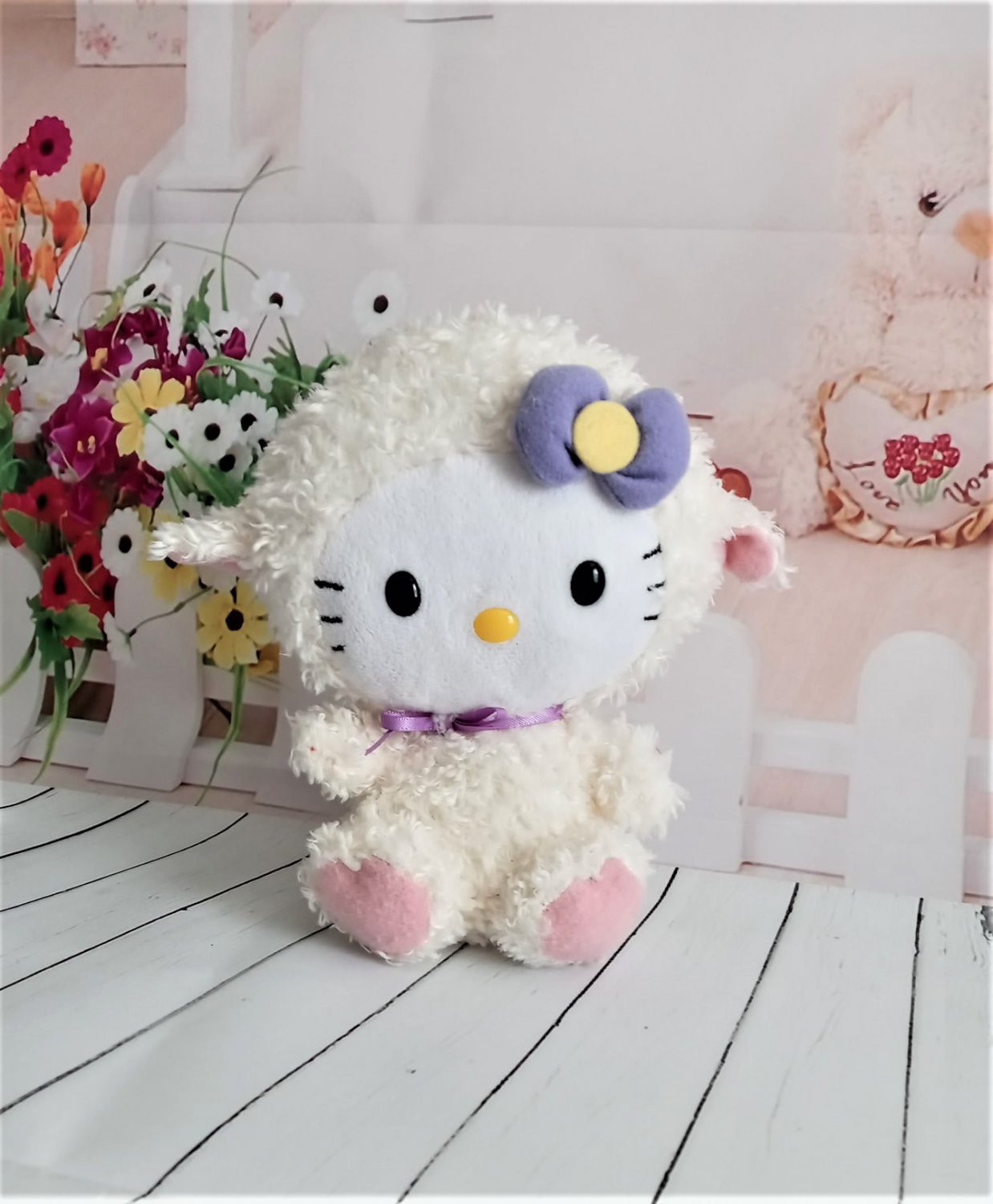 hello kitty lamb plush