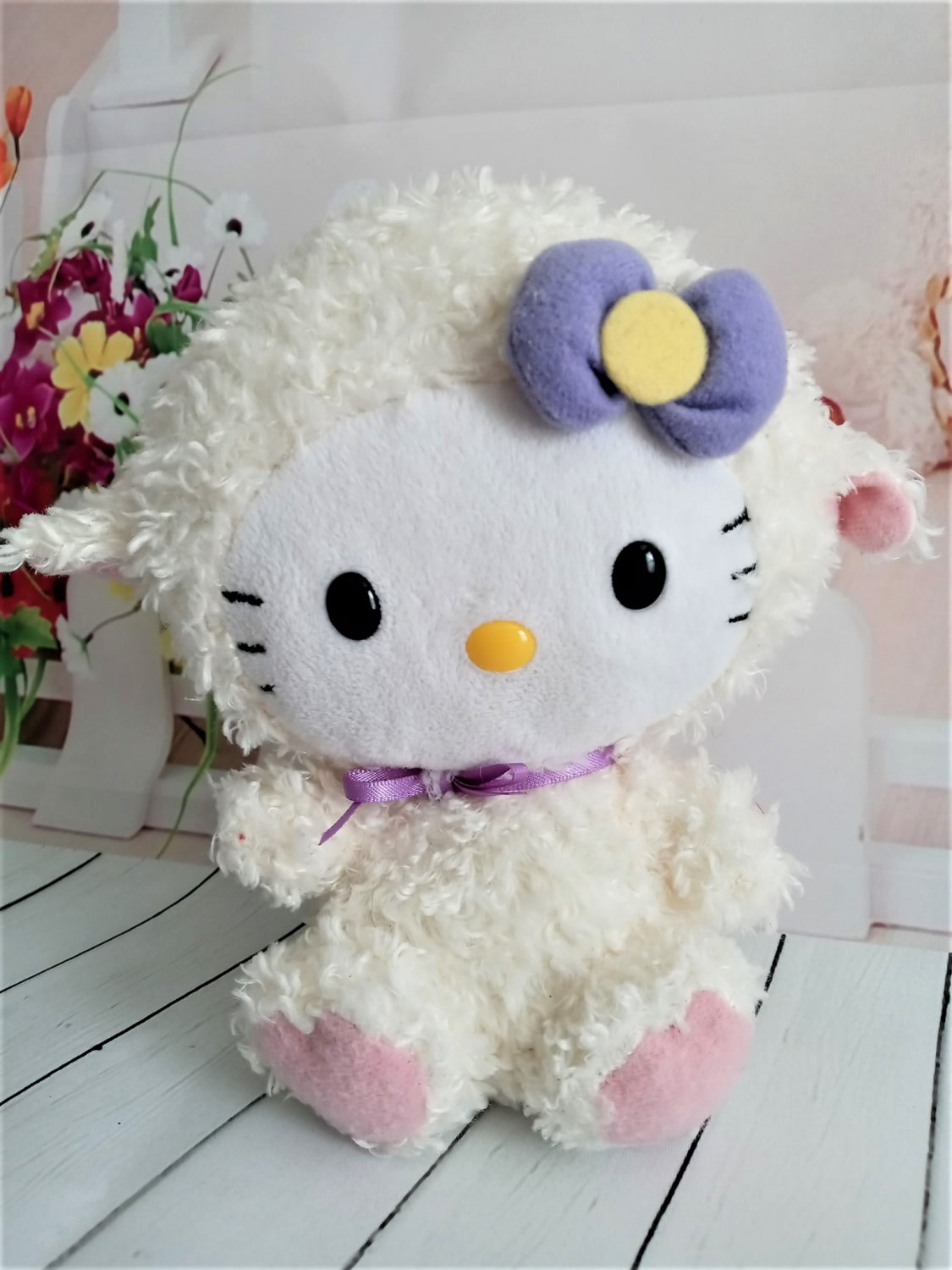 hello kitty lamb plush