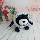 Lubies MLB 2010 - Soft Toy White Bear with Blue Stripes in Baseball Shape for Babies