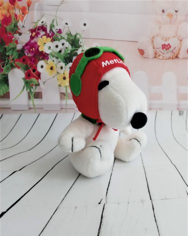 Snoopy Plush Bean Bag Rattle Doll