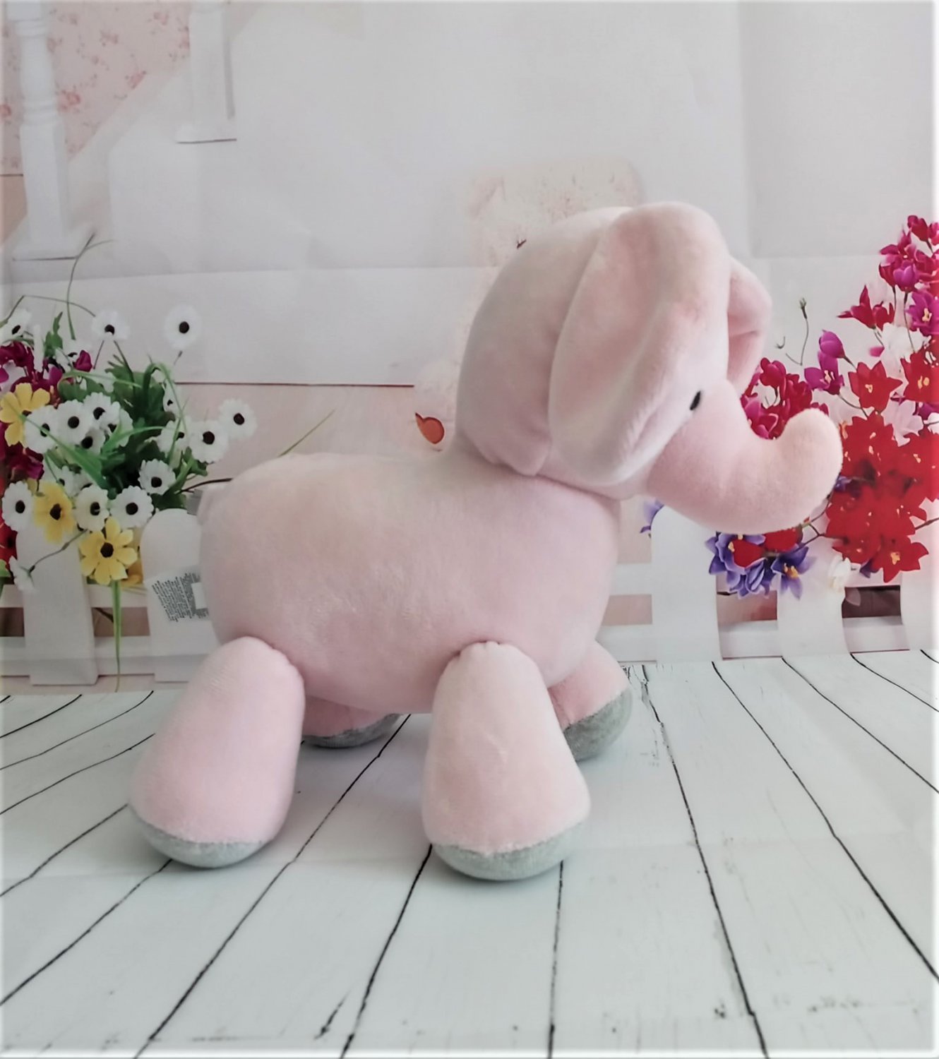 pink stuffed elephant bad santa