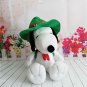 Metlife Peanuts - Large Snoopy Beagle Scout Plush, Hat & Green Backpack
