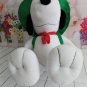 Metlife Peanuts - Large Snoopy Beagle Scout Plush, Hat & Green Backpack
